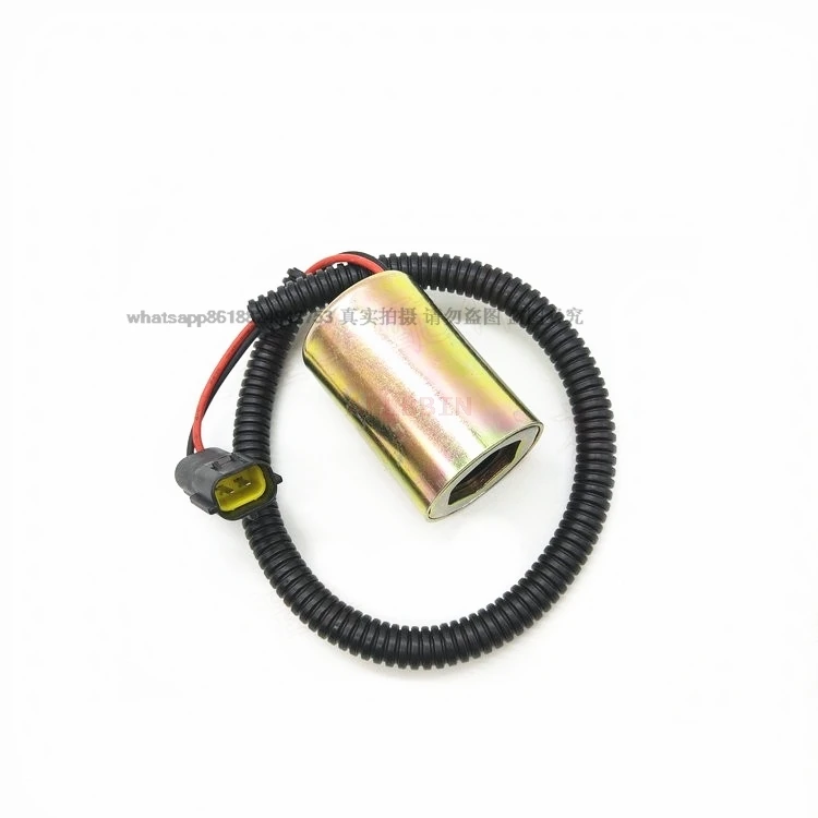 

For DOOSAN DH60-5/7 DX Excavator solenoid valve coil 12V Small plug H:52.6mm 14m excavator accessories