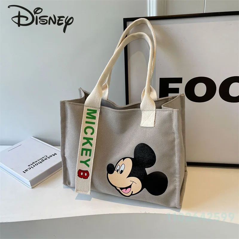 Disney 2024 New Women\'s Handbag Fashionable High Quality Hot Selling Women\'s Shoulder Bag Casual Versatile Girl Shopping Bag