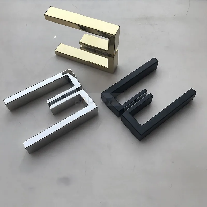 Maçaneta de Porta de Vidro de Chuveiro de Madeira Acessórios do Banheiro Sj3046 Aço Inoxidável