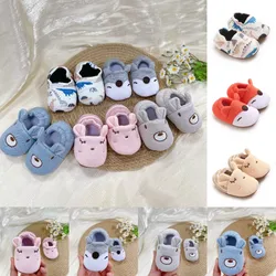 Baby Socks Shoes Baby Cute Cartoon Children's Boys' Shoes Soft Sole Children's Floor Sports Shoes Preschool Girls' First Step
