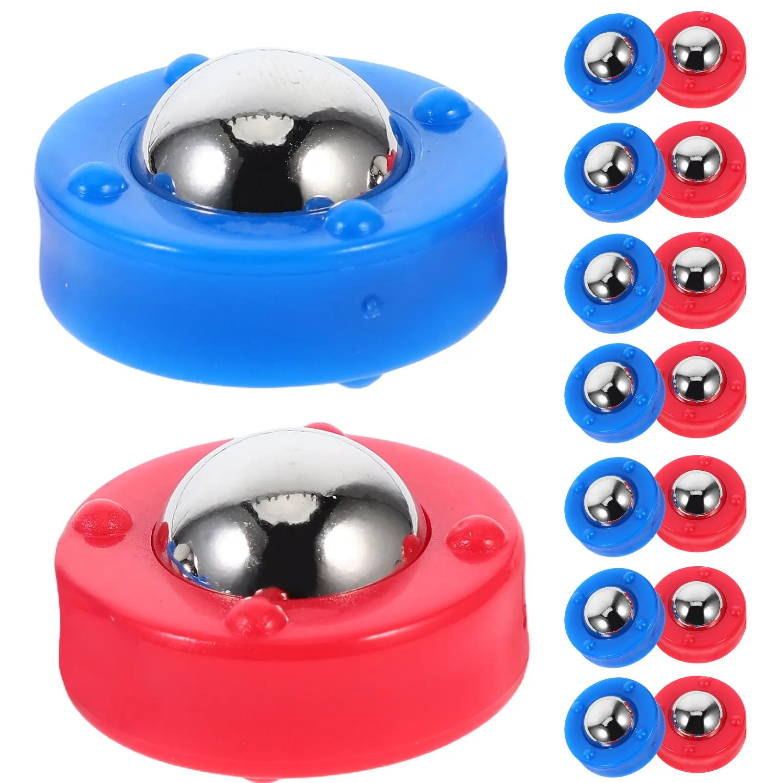 

40 Pcs Table Soccer Rolling Beads Shuffleboard Set Plastic Balls Tabletop Game Accessories Mini Bowling Parts