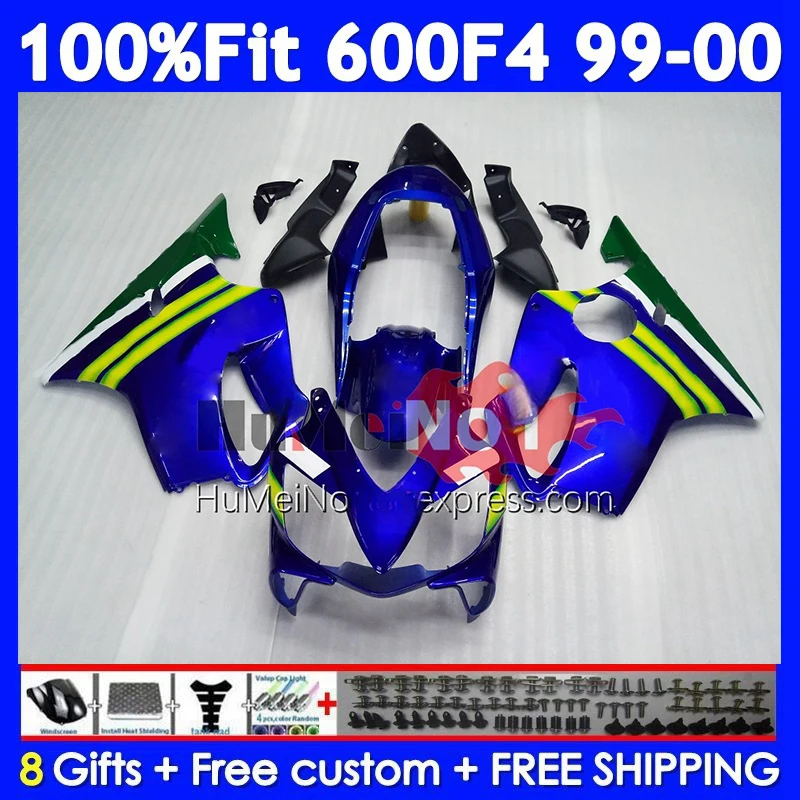 Injection Body For HONDA CBR 600 F4 FS CC Movistar Blue 600F4 600CC 600FS 33No.94 CBR600F4 99 00 CBR600 F4 1999 2000 OEM Fairing