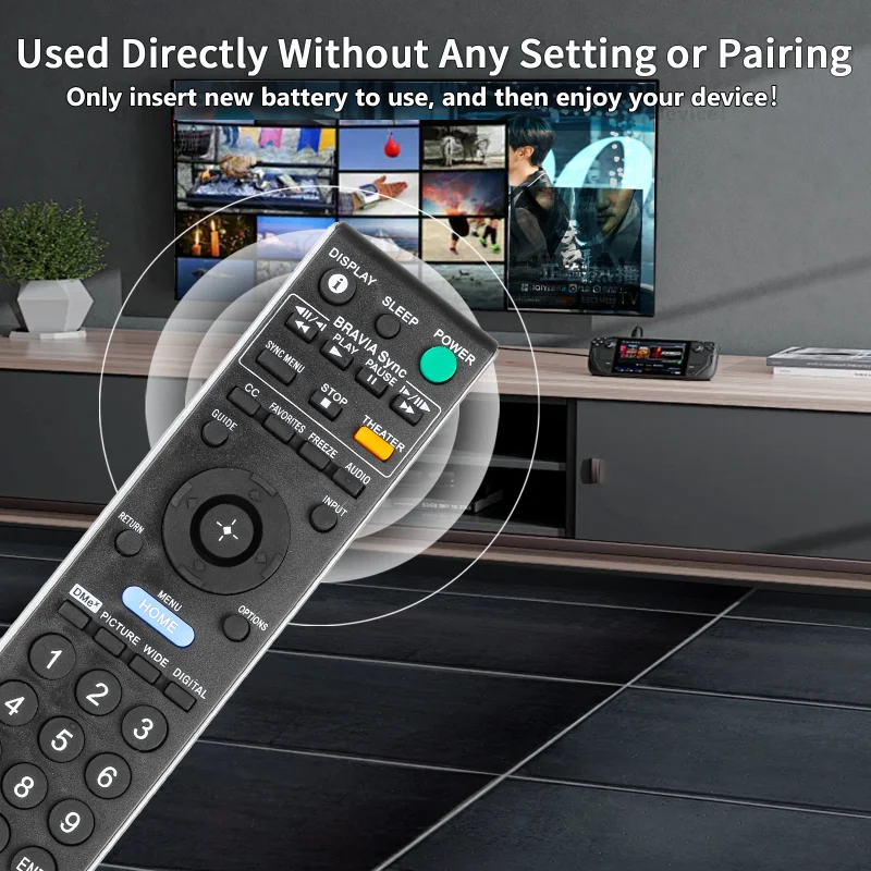 RM-YD023 RMYD023 For Sony Remote Control, For Sony LCD LED Bravia TV HDTV KDL-32VL140 KDL-32XBR6 KDL-37XBR6 KDL-40V4100 KDL-40V4