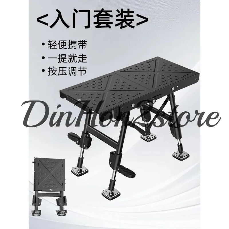 Fishing Table, New Ultra-lightweight Retractable Foldable Fish Tools, Multi-functional Thickened Aluminum Alloy Fishing Platform