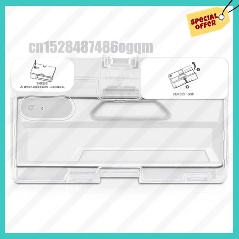 -ABJZ 2 In 1 Aksesori Kotak Debu Tangki Air untuk Xiaomi Mijia G1 MJSTG1 Robot Penggantian Suku Cadang Pembersih Vakum-pel