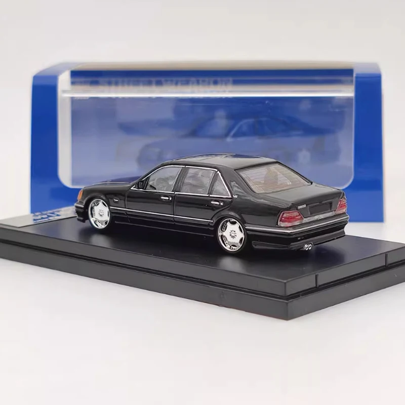 Diecast 1:64 Scale W140 S600 Alloy Classic Car Model Finished Product Simulation Toy Collection Gift Static Model Souvenir