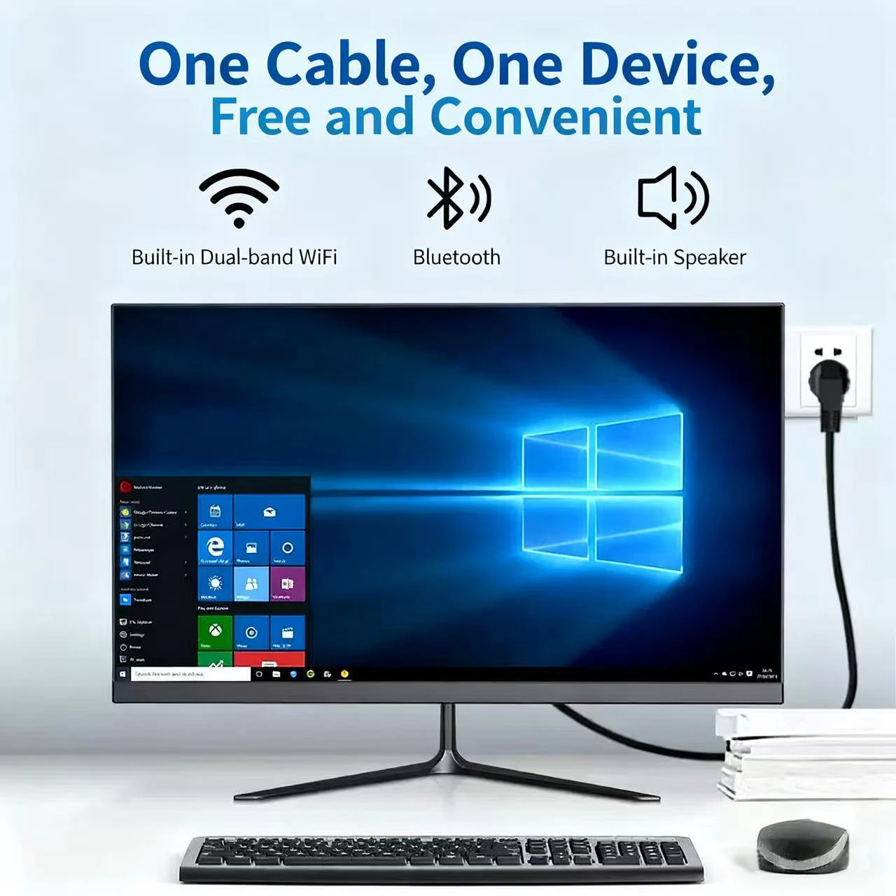 Desktop Computer,Core I5 I7 I9,Monoblock PC,Touch Screen,All in One PC,Barebone System High Performance Office Gaming Computer