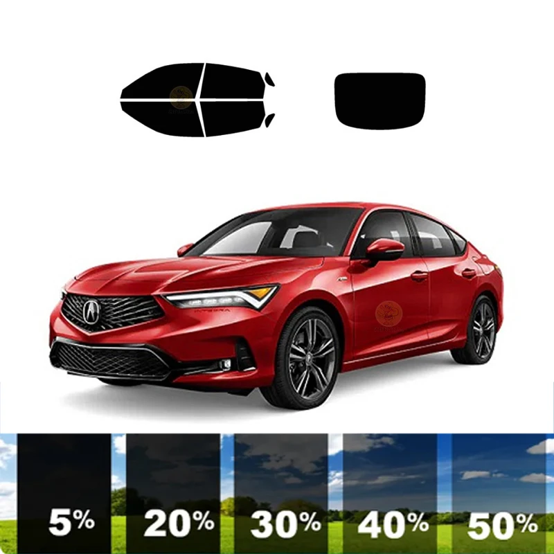 

precut Removable Window Tint Film For Car 100% UVR 5%-70%VLT Heat Insulation Carbon ﻿For ACURA INTEGRA 4 DR SEDAN 2023-2024