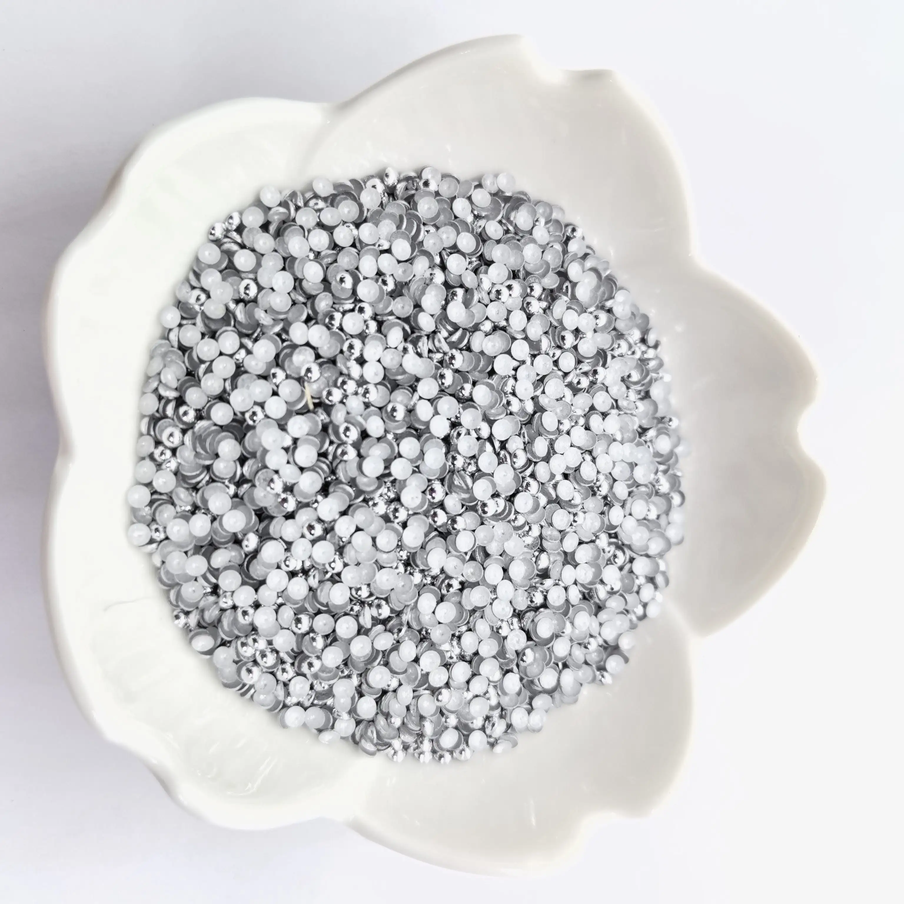 Silver Studs 2MM 3MM 5MM Rhinestones Hotfix Round Rhinestones For Clothes Diy Metal Spike Studs Wedding Accessories