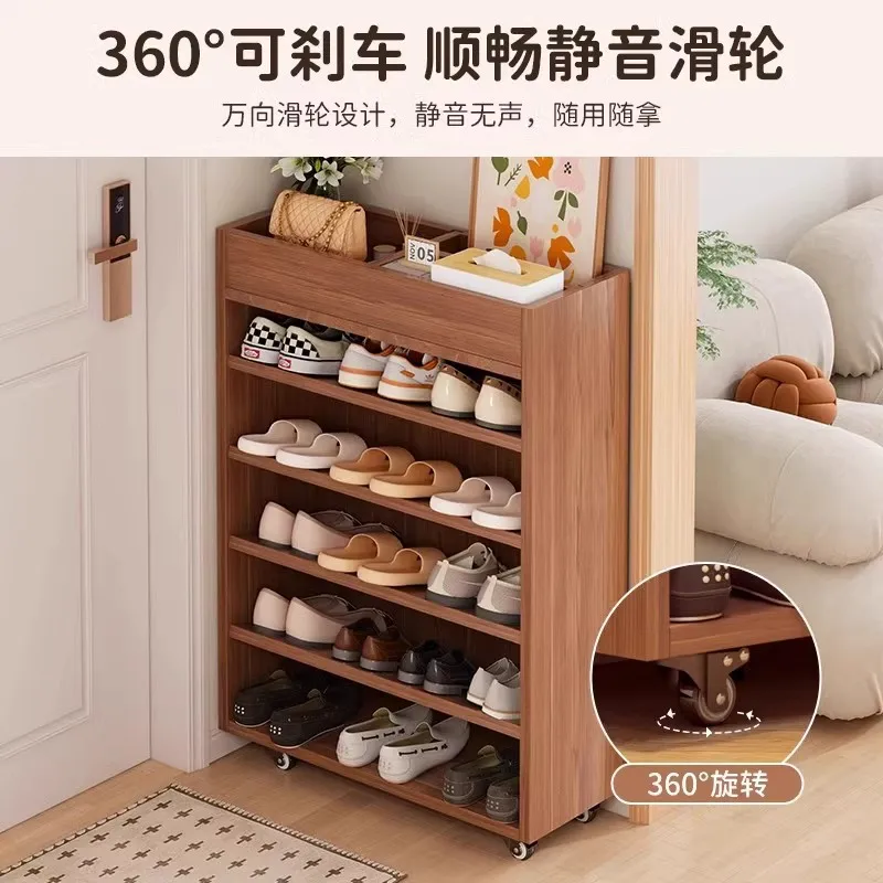 خزانة أحذية للإيجار ضيقة جدًا، ممر مدخل منزلي رفيع للغاية، خزانة خزانة الشرفة الداخلية