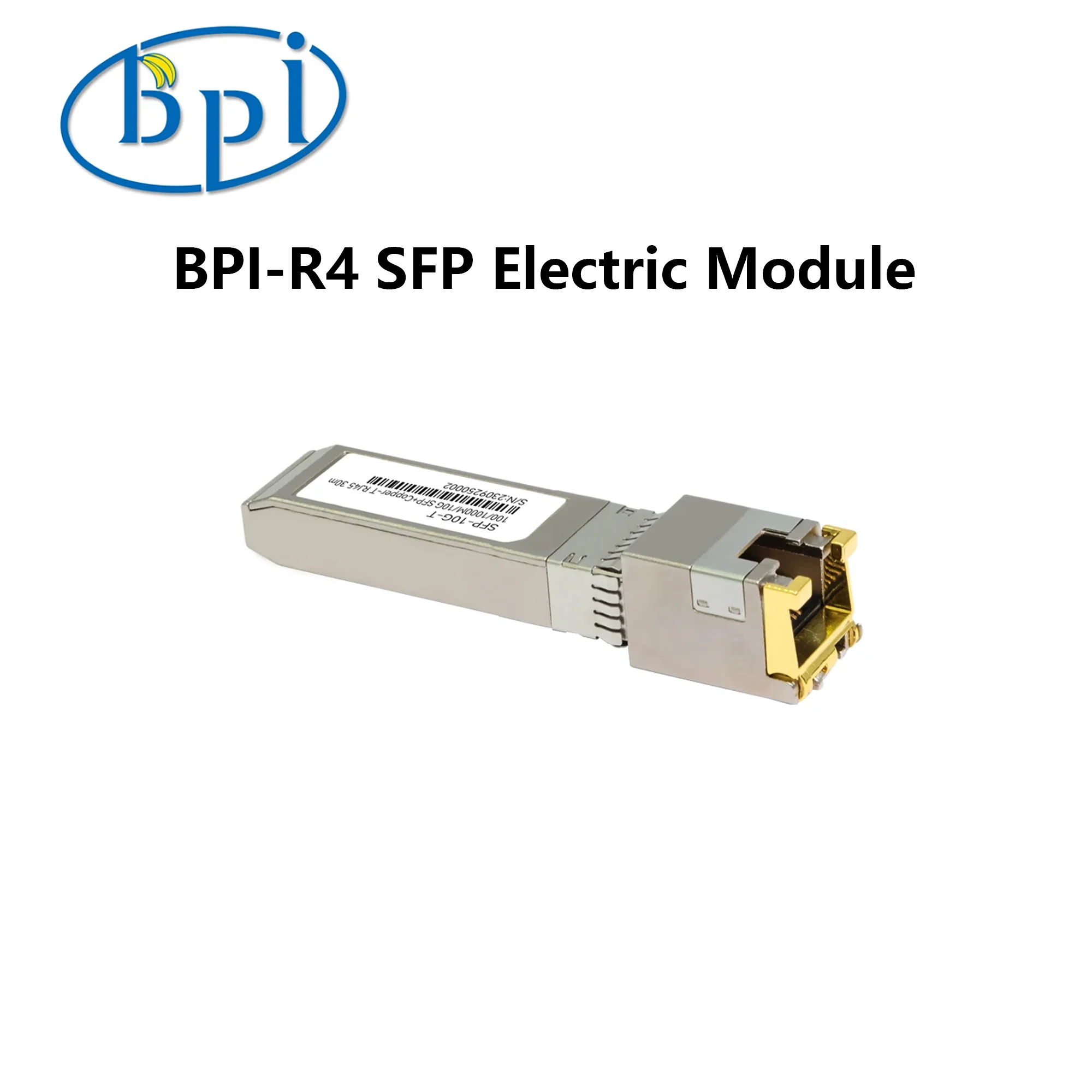 Электрический модуль Banana Pi BPI-R4 SFP-10G-T, совместимый с маршрутизационной платой BPI-R4 100/1000M/10G SFP+Mopper-T