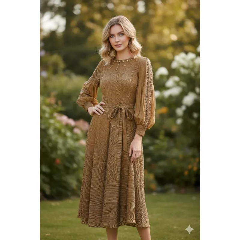 

Miyake плиссированные платья больших размеров Plisse 2026, весенняя новая мода, со складками из бисера, свободная тонкая темпераментная элегантная эластичная длинная юбка