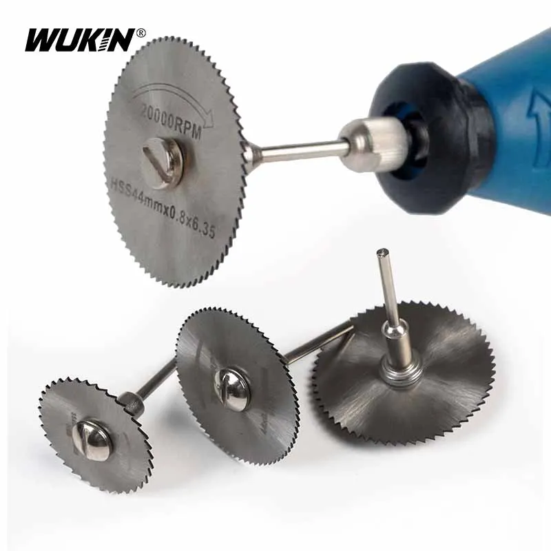 HSS Mini Circular Saw Blade Acrylic Plastic Woodworking Cutting Wheel Disc Rotating Drilling Tool Electric Grinder Accessories