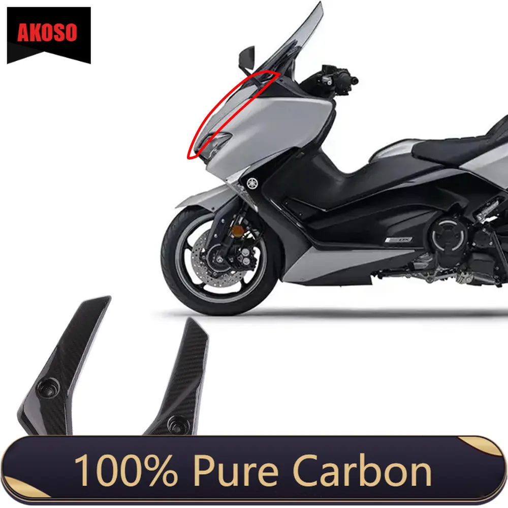 100% 3K Full Carbon Fiber Motorcycle Fairing kit Motorycle body parts  Windshield panels  For Yamaha TMAX 530 560 2015+