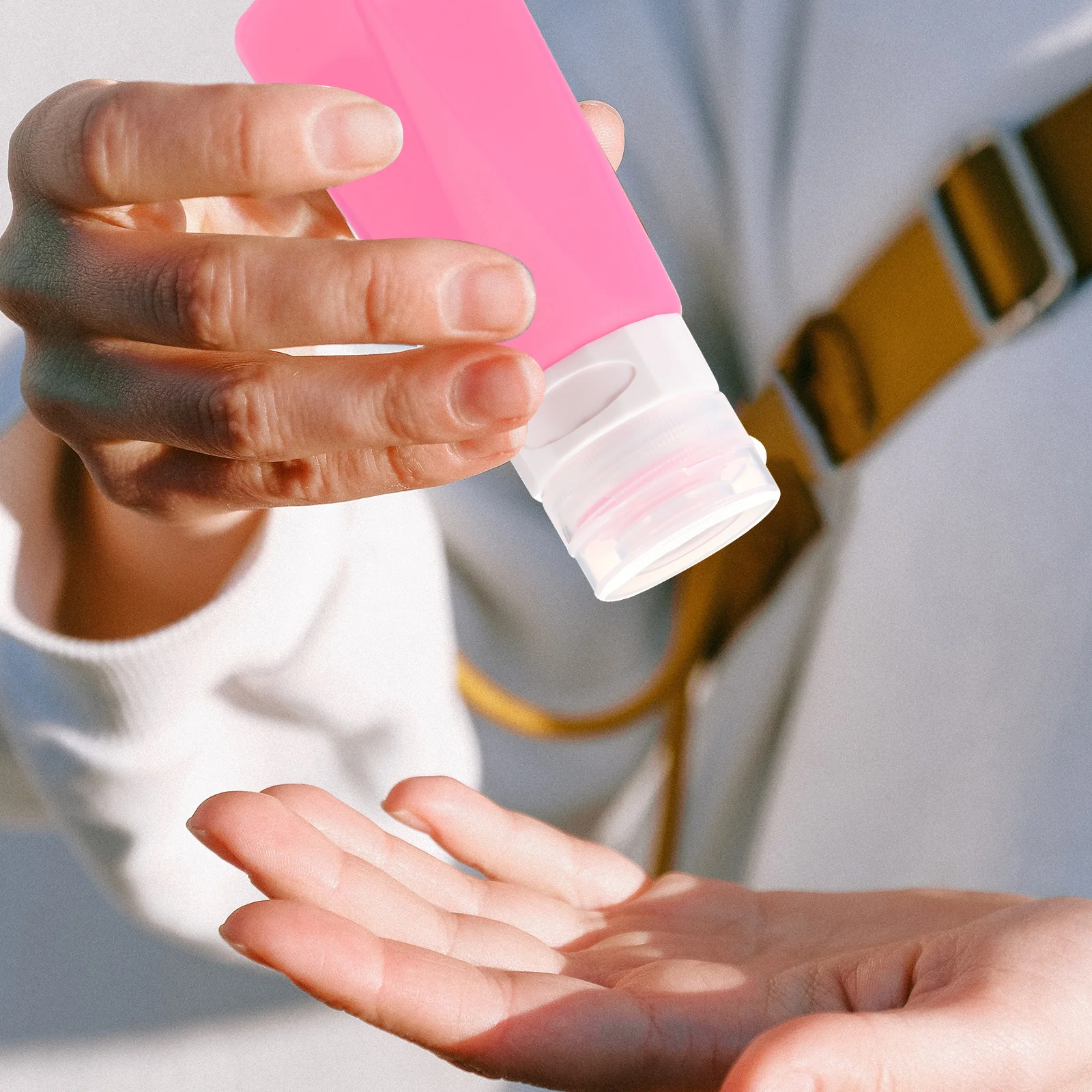 5 個の空のボトル詰め替え可能なポータブル旅行用サブパッケージ容器ローションハンド消毒剤トナークリーム収納用