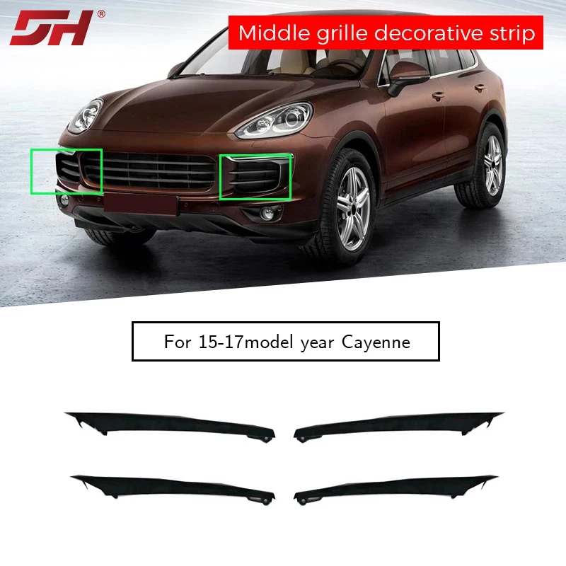 

95850568540 95850568640 95850568545 95850568645 Middle Grille Decorative Strip for Porsche Cayenne 958.2 2015-2017