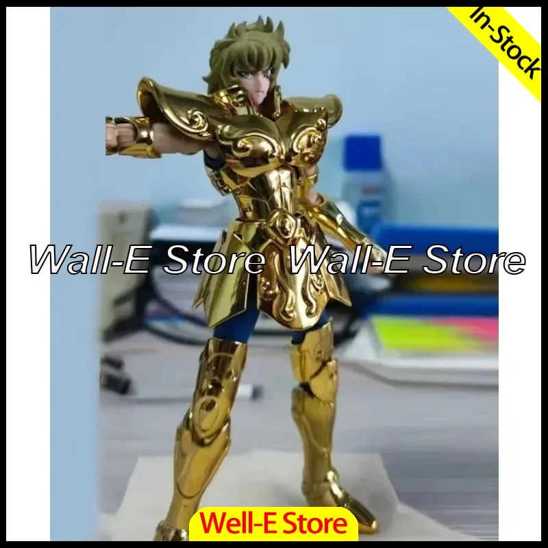 In-Stock RESTOCK Metal Club MC EX Leo Aioria Saint Seiya Metal Armor Cloth Myth Gold Anime Action Figure Model Toys Gifts