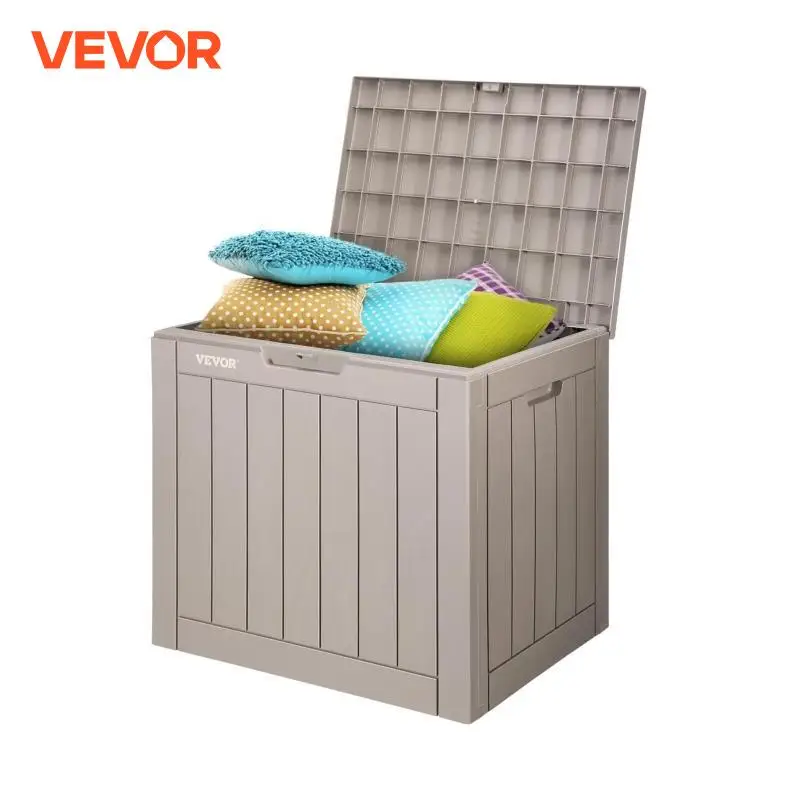 VEVOR Deck Box 31 Gallon Outdoor Storage Box 22.1