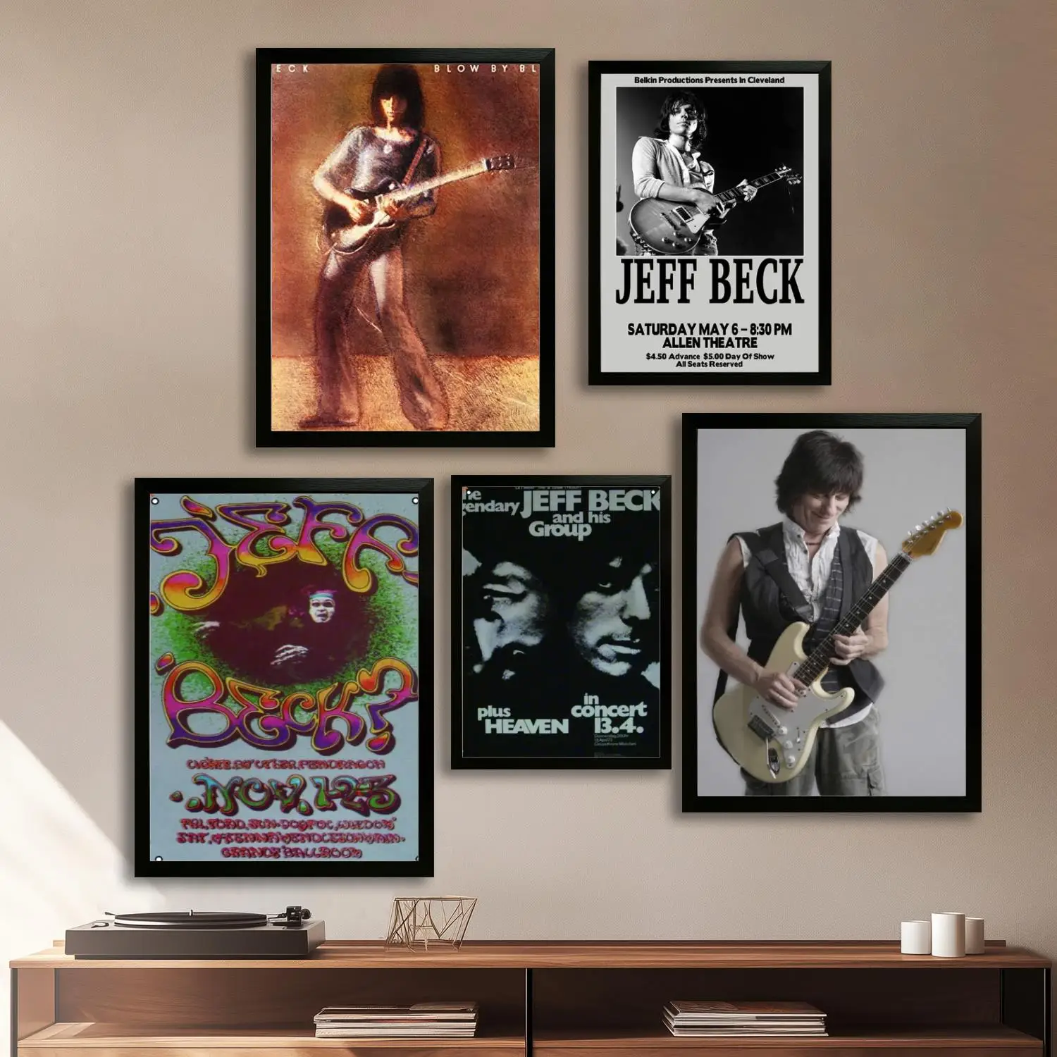 The Jeff Beck Group Canvas Art Poster and Wall Art, Picture Print, Modern Family, Bedroom Decor, Posters,Decorative painting