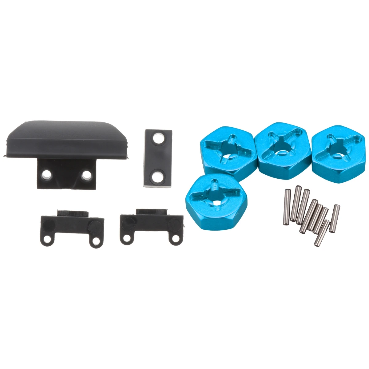

B05C-Aluminum Alloy 12Mm Combiner Wheel Hub Hex Adapter Upgrades For Wltoys 144001 1/14 & 144001-1257 Anti Collision Bumper