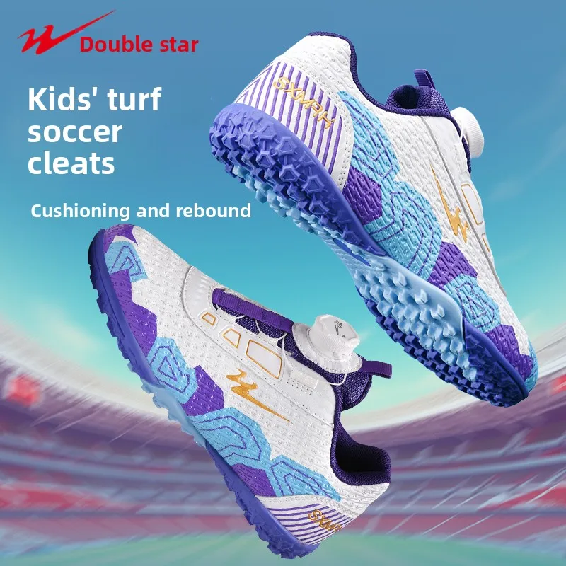 

Light Ventilated Indoor Futsal Shoes Anti-sweat Knit Lining for Gym Court Youth Training Indoor League Daily Sports Boots