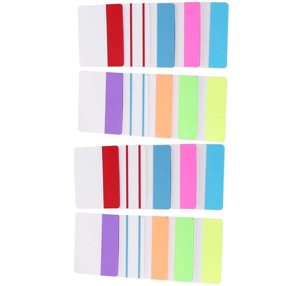 

Transparent Index Tabs Colorful Divider Notes for Annotating Marking Reading Strips Notebooks Bookmarks Pet Stickers