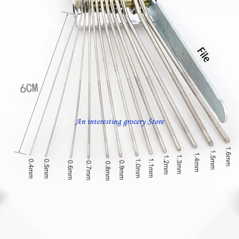 652D Guitar Bridge Saddles and Nut Slotting File Polishing Grinding Guitar Files for Acoustic Guitar Ukulele Luthier Tool