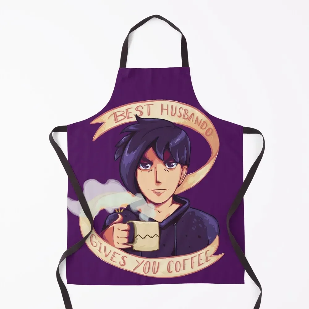 Sebastian gives you coffe! Apron For Man Haircut Smock for hairdressing Apron