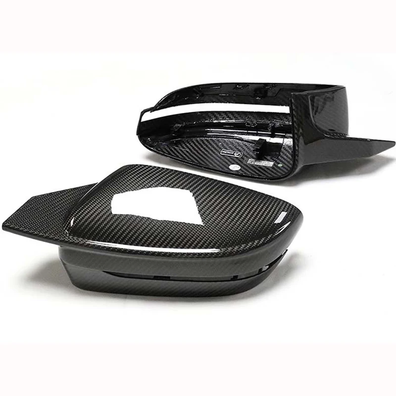 M3 Style Carbon Fiber Fibre Side Mirror Cover Caps For 2/3/4/5/6/7/8series 6GTG20_30_22