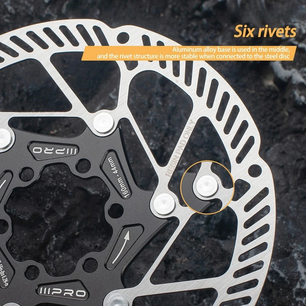 

Сверхлегкий ротор дискового тормоза с центральным замком и рассеиванием тепла для шоссейного велосипеда MTB, высокопроизводительный тормоз 140 мм/160 мм