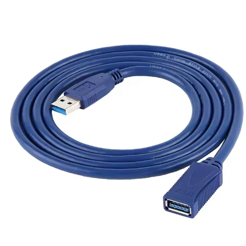 1m USB 3.0 Extension Cable Male to Female M/F Adapter Cord Super Speed Data Transfer Charging Transmission Hard Disk Connection