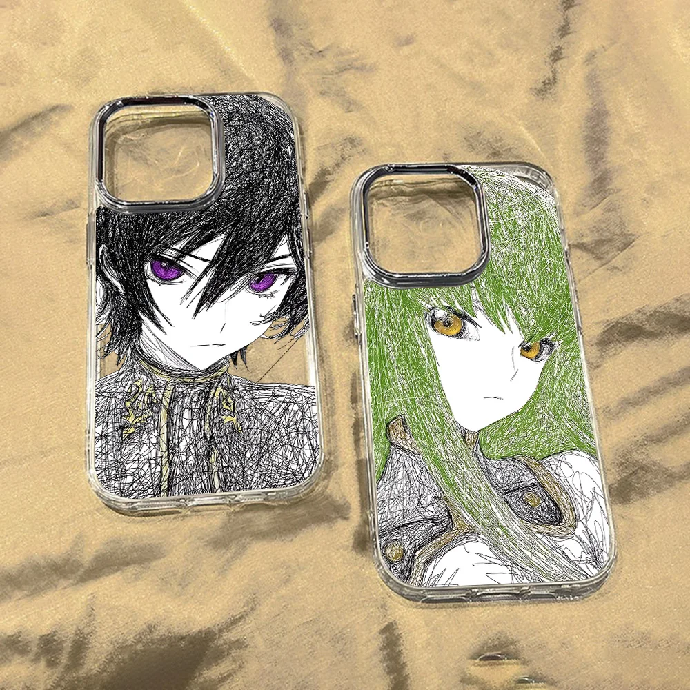 HOT luxury comic Code Geass Phone Case for Xiaomi Mi 15 14T 14 12T 11T 11 Lite Poco M7 X7 X6 F5 F6 X5 X4 GT Pro 4G 5G Soft Cover