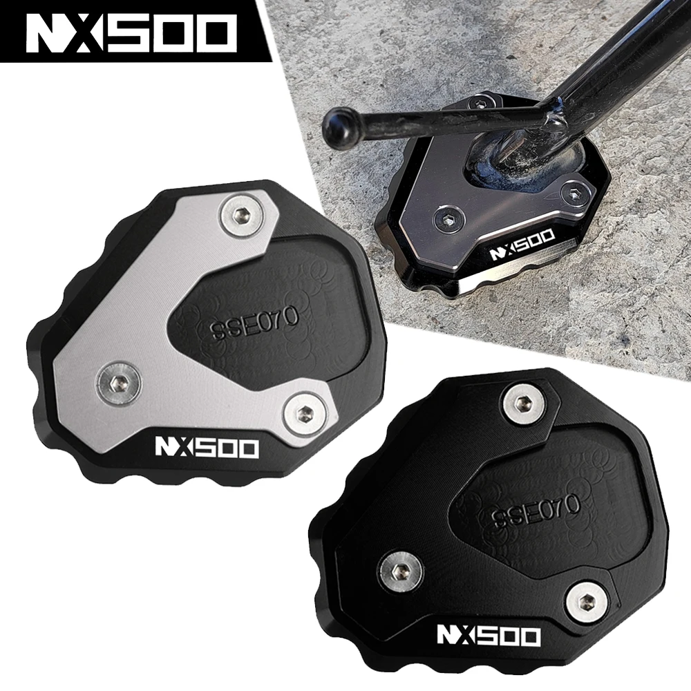 

For HONDA NX400 NX500 NX 400 500 2023 2024 2025 Motorcycle Accessories Side Stand Enlarge Kickstand Enlarger Support Extension