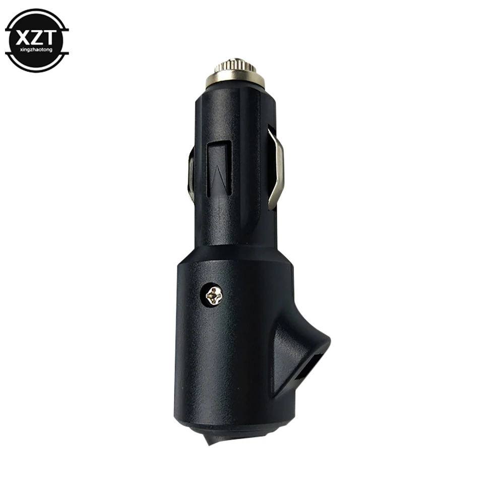 Black 12-24V 15A Car Cigarette Lighter Socket Plug Connector with Switch Car Styling Accessories