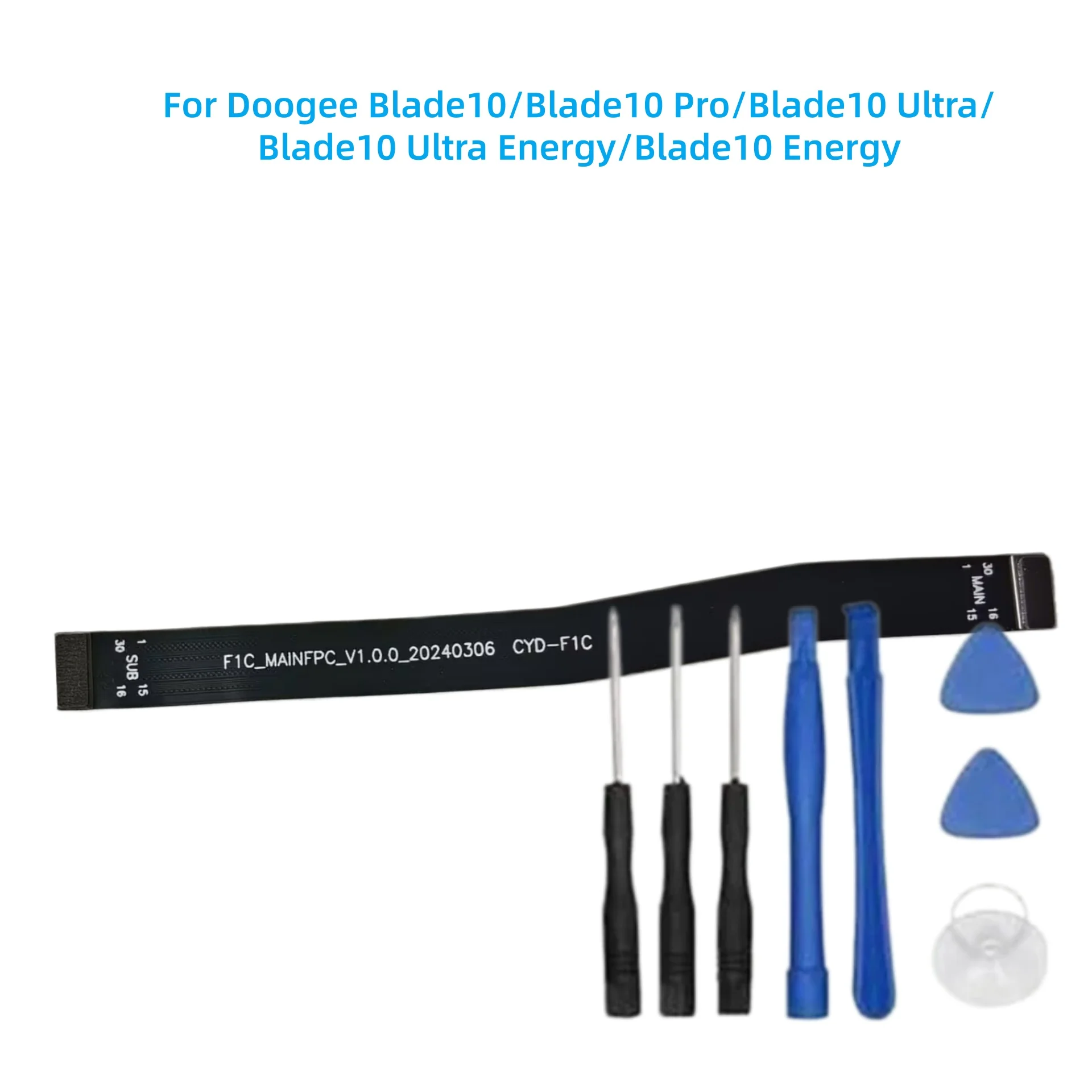 For Doogee Blade10 10Pro 10 Ultra Blade10 Ultra Energy Phone Main Transfer FPC Replacement Cable Module Mainboard Connector