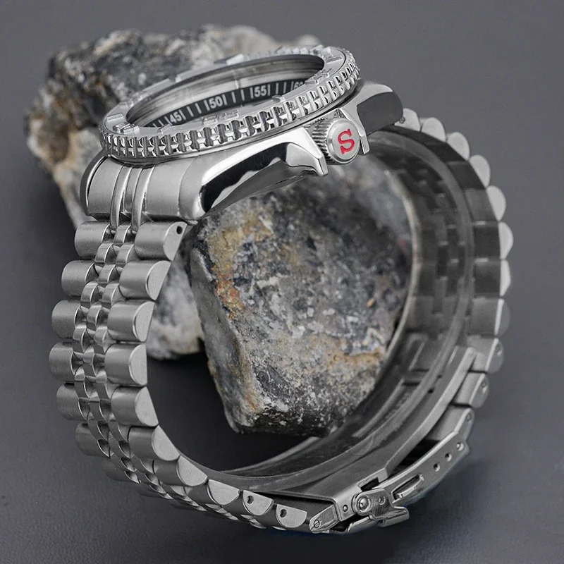 Мод SKX007 SKX009 Корпус для часов и набор браслетов Подходит для часов NH34 NH35 NH36 7S 4R Механизм Сапфировое стекло SKX007 SKX009 SRPD