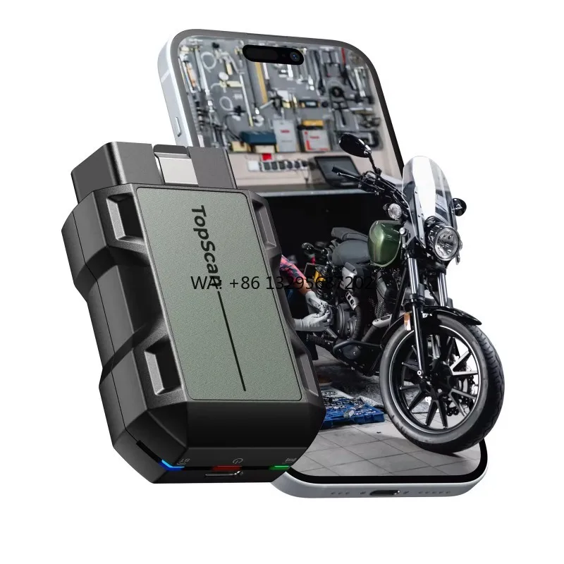 

TOPDON TopScan Moto Auto Motorcycle Diagnostic Tools Full System Diagnosis Engine OBD2 Scanner Tool Professional Universal