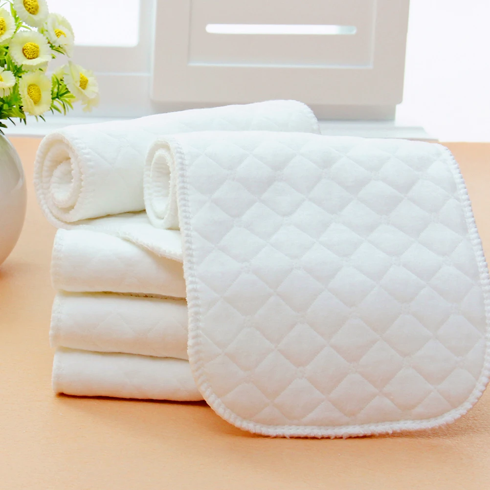 

10 Pcs Pure Cotton Diaper Baby Ecological Reusable Panties Kit for Diapers Leakproof Eco-friendly Adult Pad
