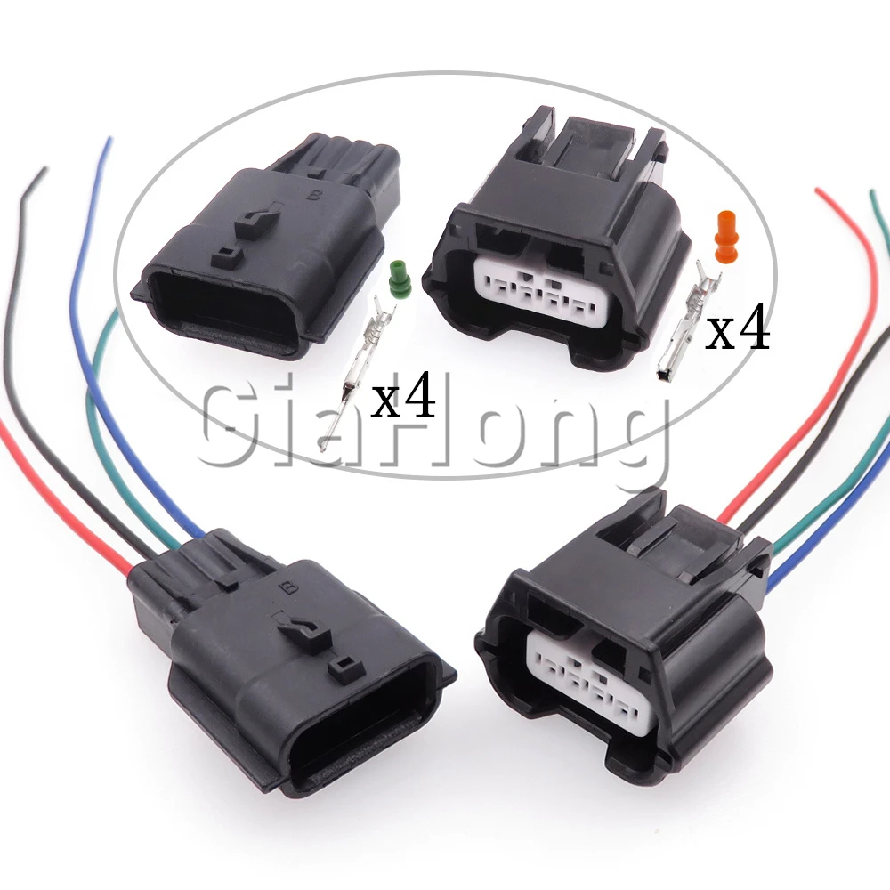 1 Set 4 Ways Starter Parts 7282-8853-30 7283-8853-30 Car Intake Pressure Sensor Wire Socket Automobile Air Flowmeter Wire Socket