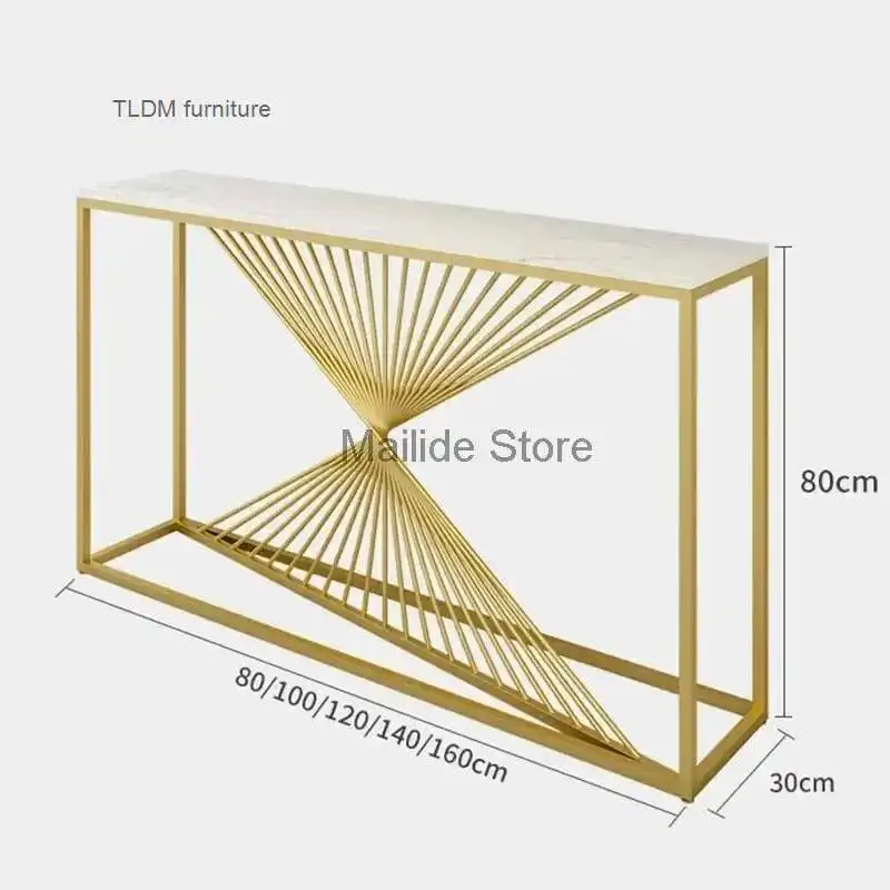 for Hallway Iron Modern Console Tables Home Console Table Modern Cabinets for Living Room Furniture Hotel Lobby Entrance Table