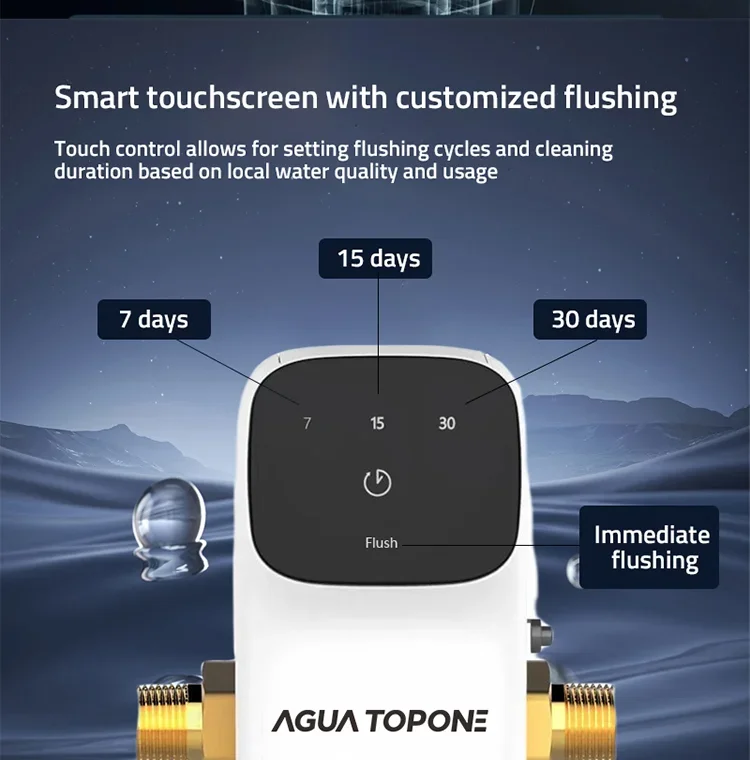 2025 Pre-Filter Water Purifier With Timed Self-Cleaning Whole-House 40 Nanometer Large Particle Sediment Filtration Pre-Filter