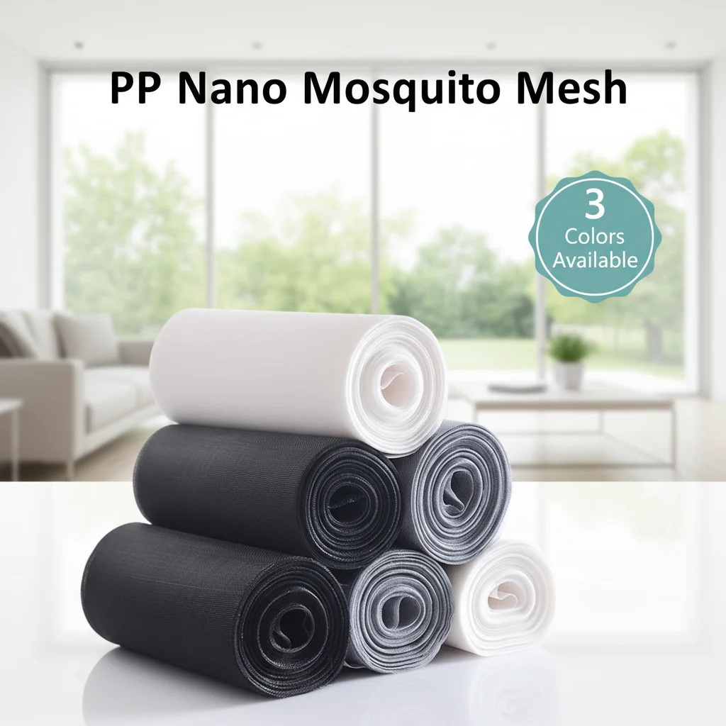 Durable Window Screen Mosquito Net PP Nano Mesh Easy Install Insect Screen for Garden Netting and Frog Farm Fence