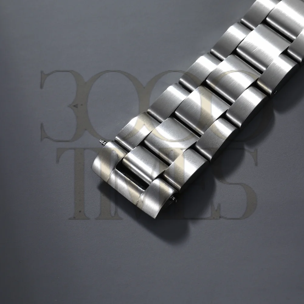 Mod Silver 20MM Stainless Steel Solid End Link Watch Strap Band Bracelet Fit For Seiko 6105 Watch