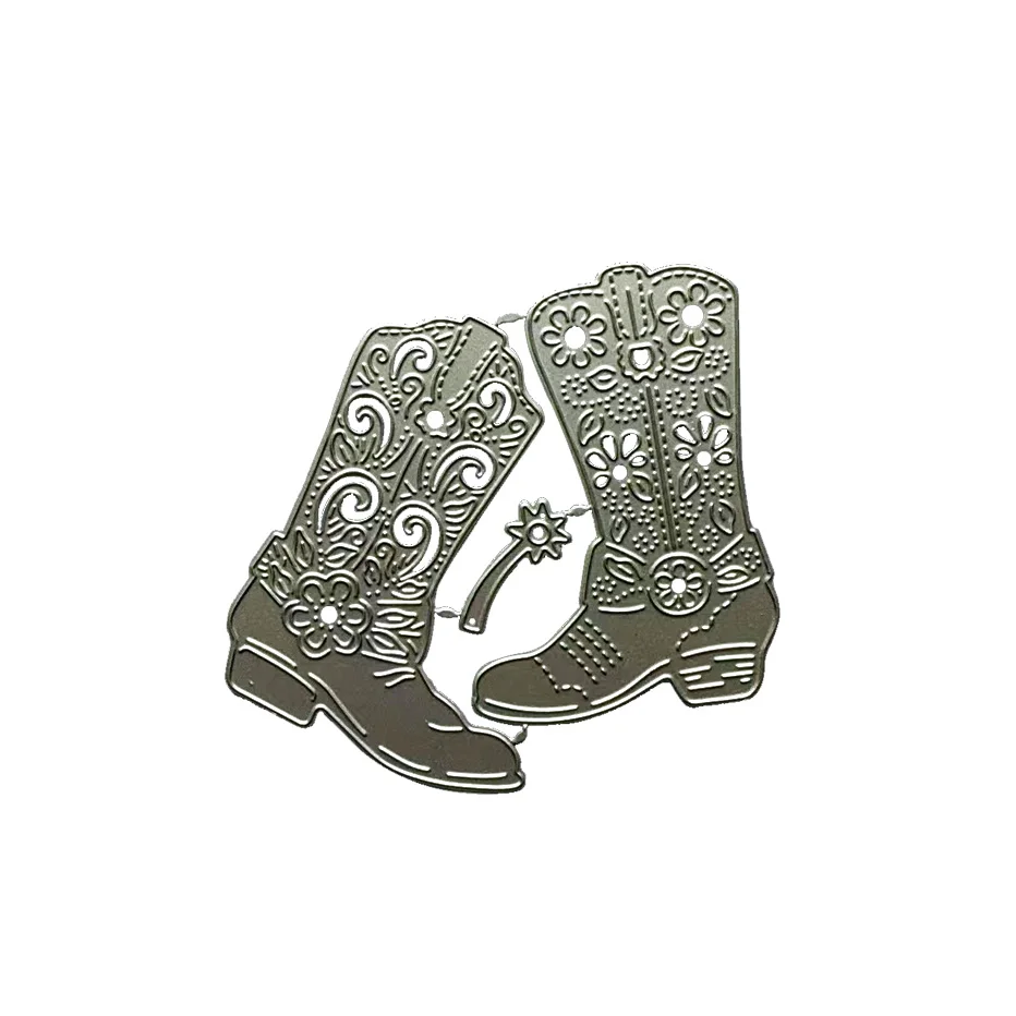

A pair of boots Scrapbooking Cutting Dies Yiwu stock clearance DIY Paper gift Card Making metal craft Album