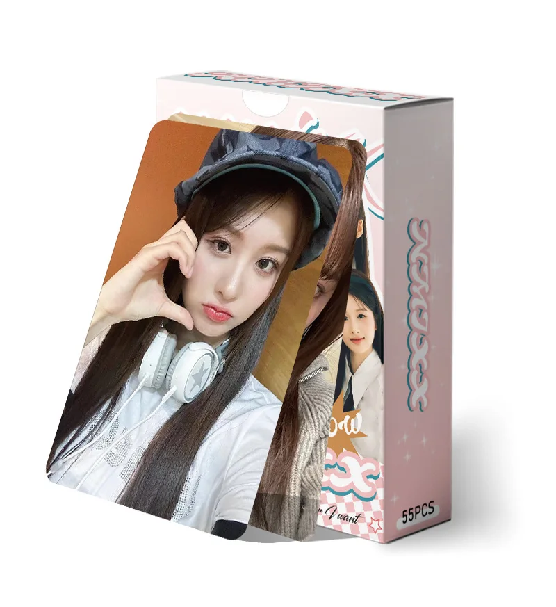 55Pcs/Set NMIXX Idol Girl Lomo Card Wysokiej jakości nowy album LILY HAEWON SULLYOON BAE JIWOO KYUJIN HD Print Photocard Fans Gifts