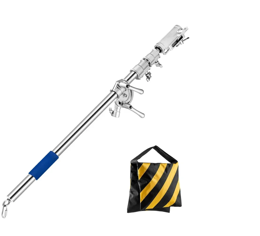 

Professional Extension Boom Arm Bar With Work Platform For Photography C Stand And Light Stand Studio Strobe Softbox