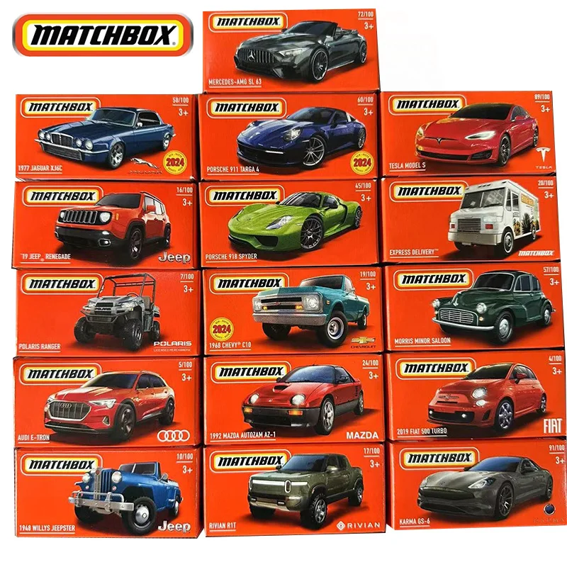 Original Toys Matchbox Car 1/64 Box-packed Metal Diecast Mercedes Amg Porsche 911 Targa 4 Model Birthday Gift for Collection