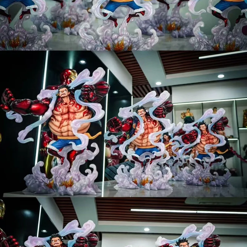 Figurka anime GK One Piece Monkey D. Luffy, model statuetki z żywicy, dekoracyjna figurka kolekcjonerska, ozdoba, zabawka na prezent