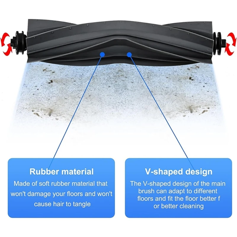 Cleaning Brush for DreameD10S /D10S Roller Brush Main Brush Vacuum Cleaner Dropshipping