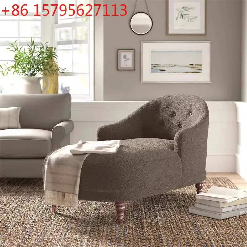 

Technology leather concubine sofa single small apartment living room bedroom double small sofa